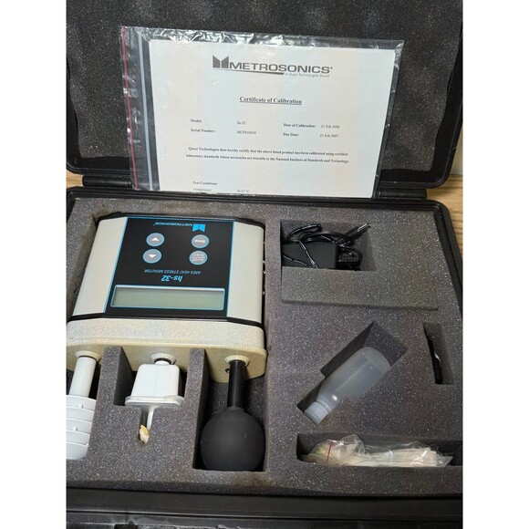 Metrosonics HS-32 Area Heat Stress Monitor with Case Tested‎ Nice - Picture 2 of 10